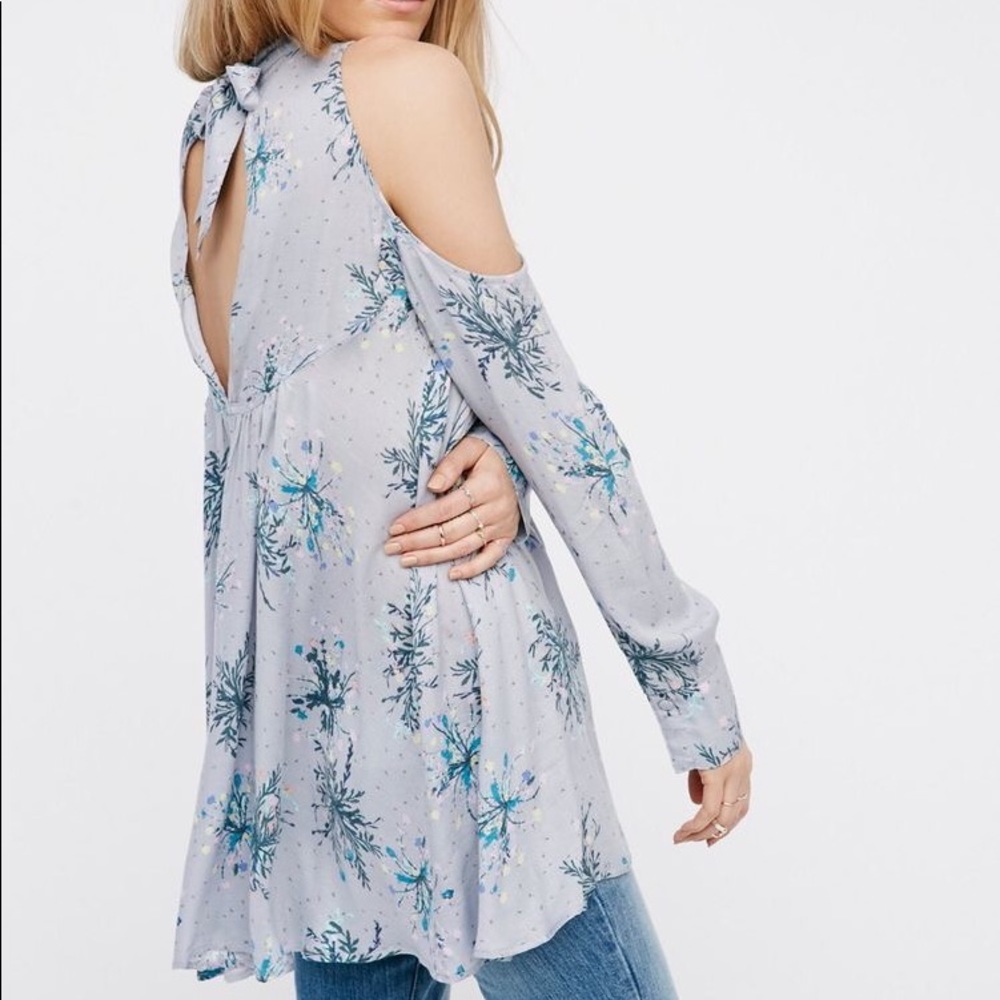 Free people floral print tunic